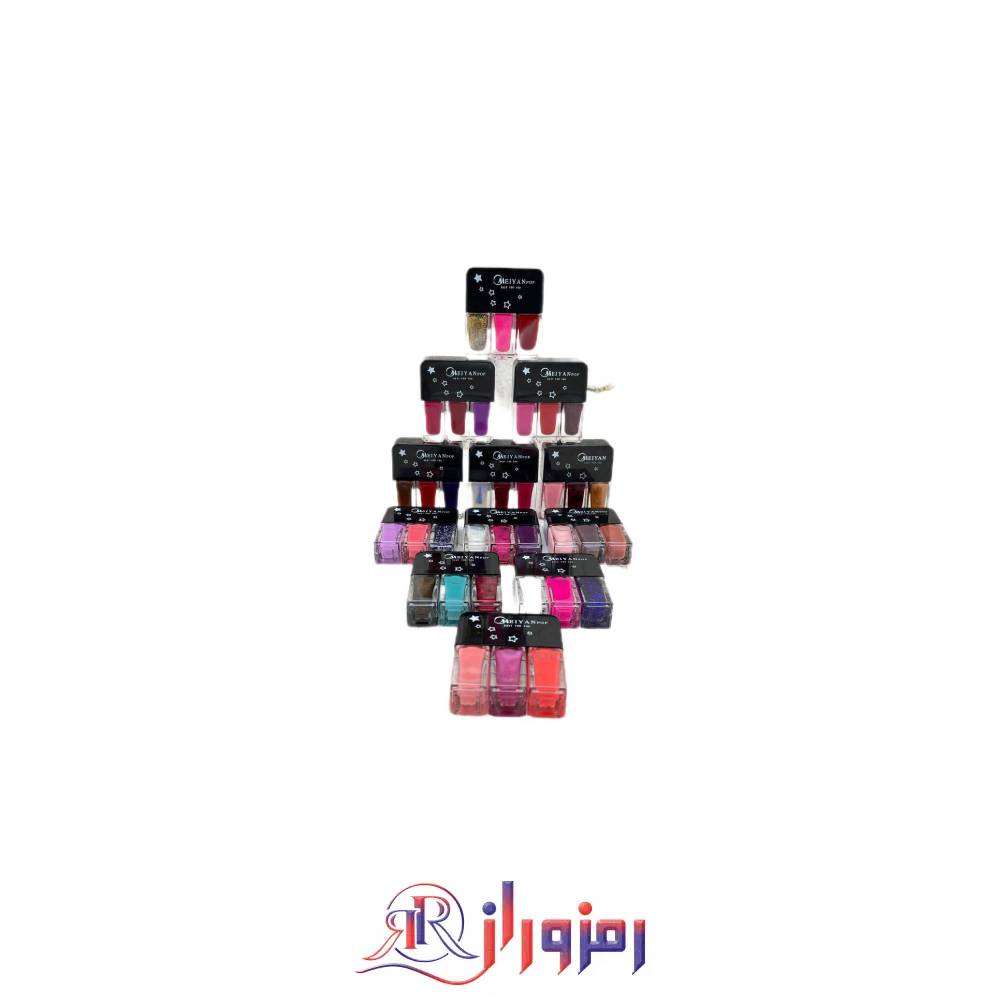 لاک سه قلو میان meiyan پک 12 عددی،خرید و قیمت لاک سه قلو میان meiyan پک 12 عددی
